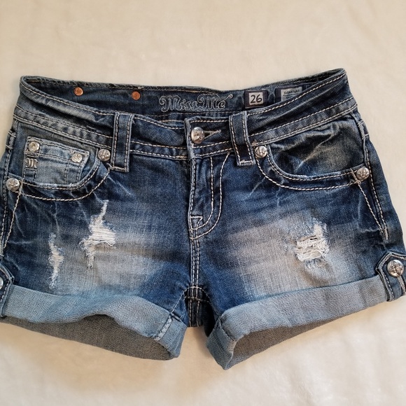 Miss Me Pants - Miss Me embellished shorts